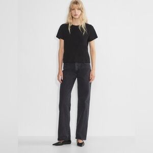 Aritzia Denim Forum The Farrah Hi-Rise Wide Jean
